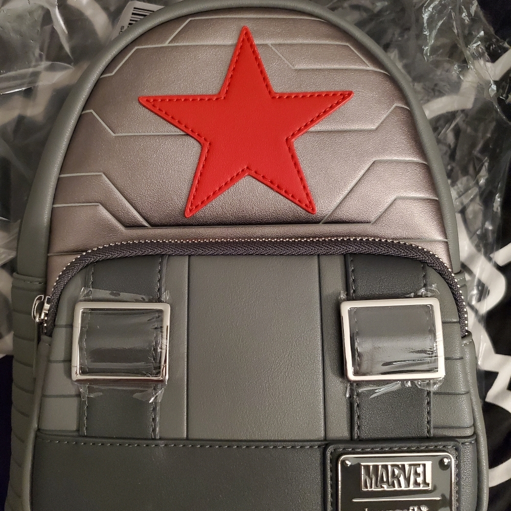 Loungefly winter soldier mini backpack